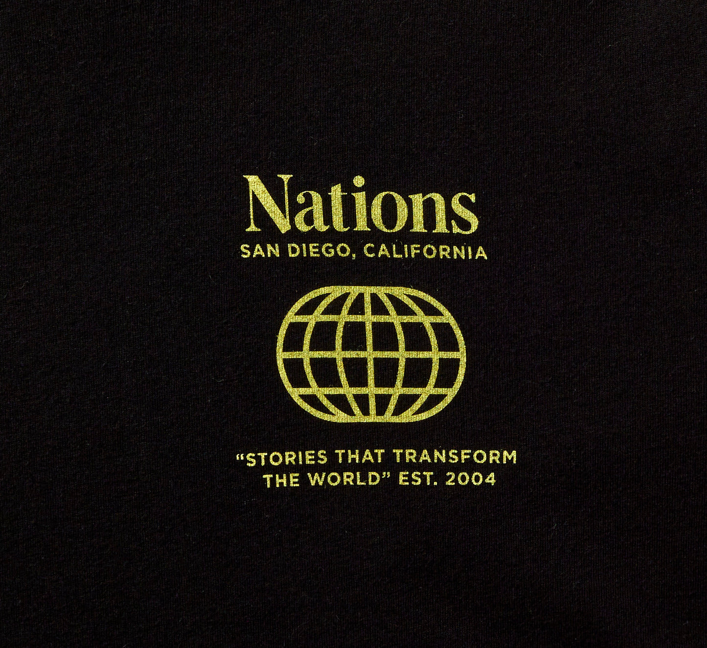 Nations Tee: Globe